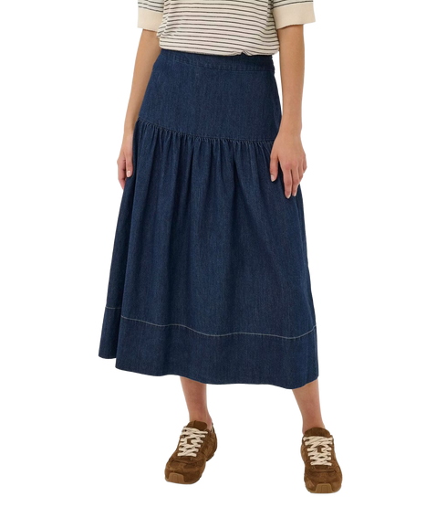 Nellia Skirts - Dark Blue Denim