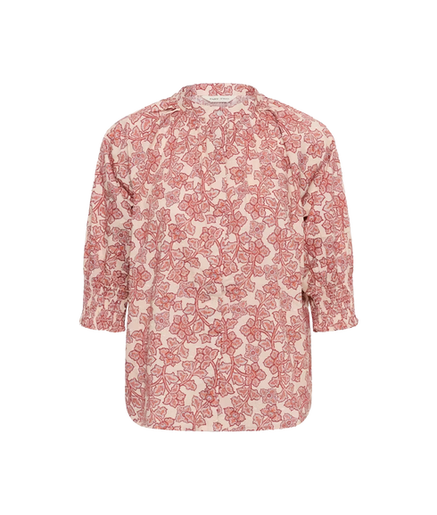Almeras Shirt - Roasted Russet Leaf Print