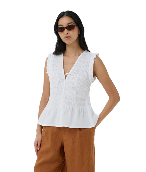 Borgny Top - Bright White