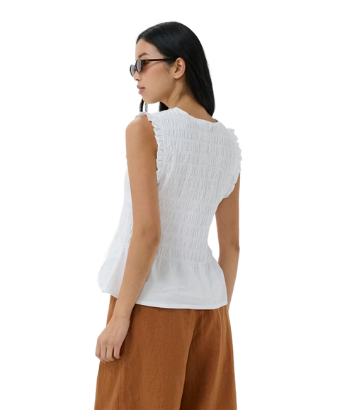 Borgny Top - Bright White