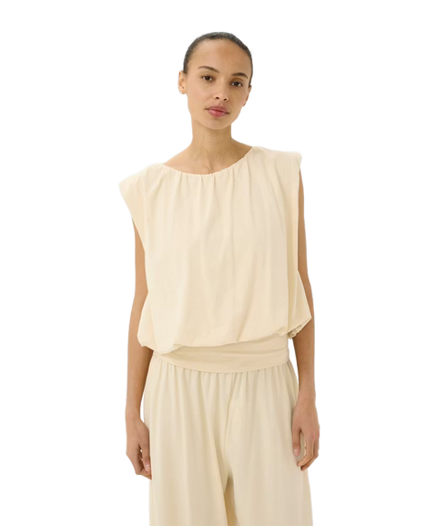Berthine Top - Sandshell