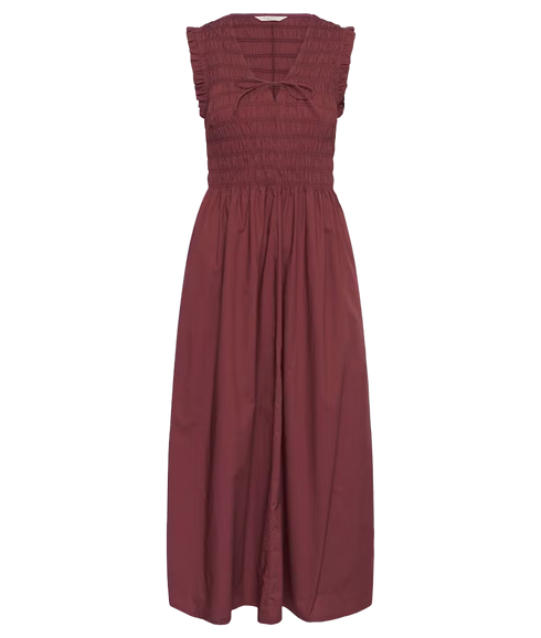 Borgnette Dress - Burnt Russet