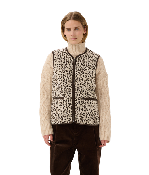 Camelie Gilet - Neutral Spots