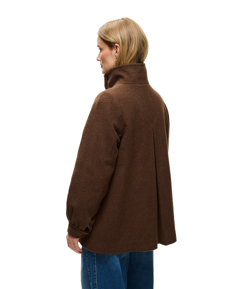 Cecilia Coat - Downtown Brown Melange