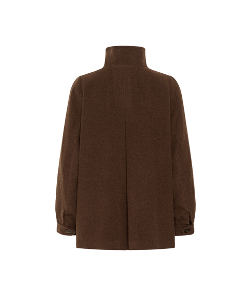 Cecilia Coat - Downtown Brown Melange