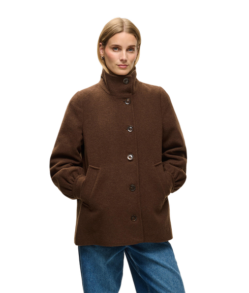 Cecilia Coat - Downtown Brown Melange