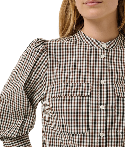 Chinette Shirt - Downtown Brown Check