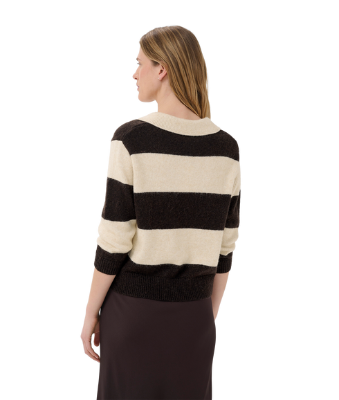 Charlott Pullover - Whitecap Gray/Mole Stripe