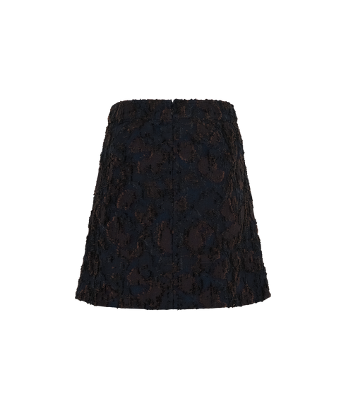 Cemille Skirt - Black Jaquard