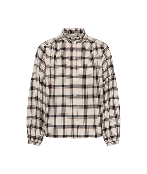 Samilla Shirt - Dark Navy/Mole Check