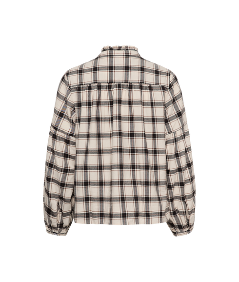 Samilla Shirt - Dark Navy/Mole Check