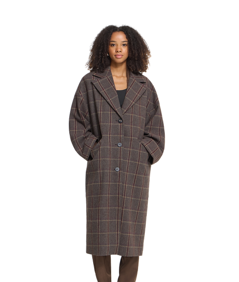 Emmalu Jacket - Cocoa Brown Check