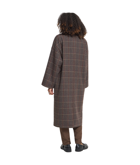 Emmalu Jacket - Cocoa Brown Check