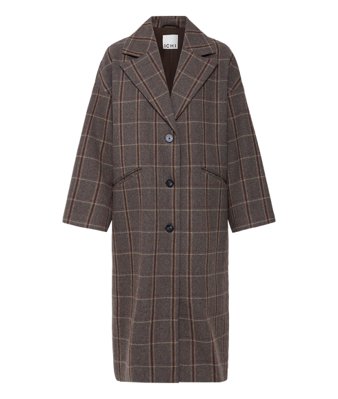 Emmalu Jacket - Cocoa Brown Check