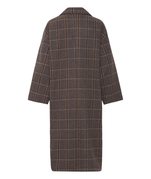 Emmalu Jacket - Cocoa Brown Check
