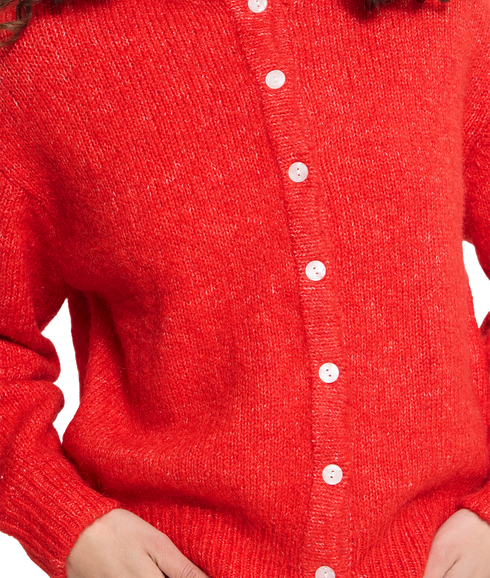 Bellablue Cardigan - Poinsettia