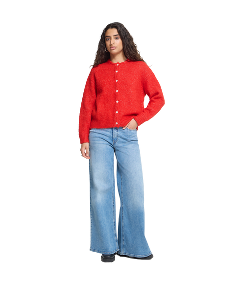 Bellablue Cardigan - Poinsettia