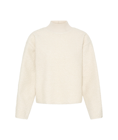 Curley LS Knit - White