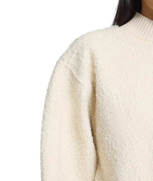 Curley LS Knit - White