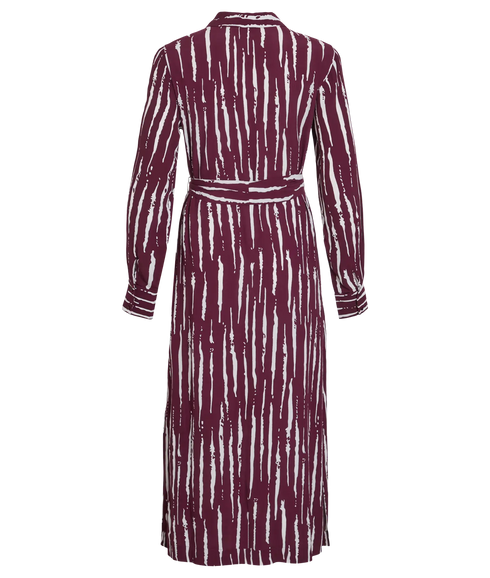 Kirse Fig L/S Midi Shirt Dress - Fig Fig