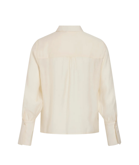 Maloa O-Neck L/S Cuff Shirt/C34/Bfs - Birch