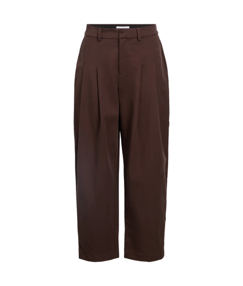 Nerola Hw Straight Pant 141 - Seal Brown