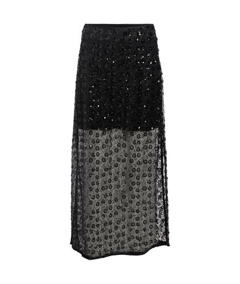 Maisy Hw Long Skirt 141 - Black