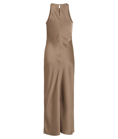 Ravenna S/L Ankle Dress - Brown