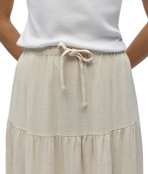 Sanne Mw Long Layer Skirt - Cream