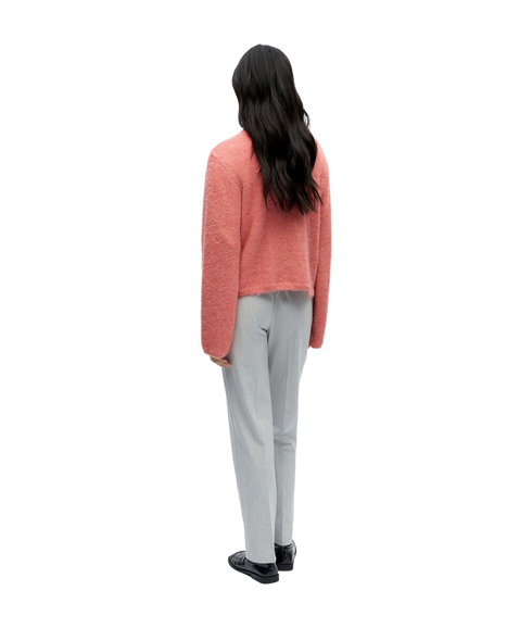 Saggia Re L/S Knit Cardigan - Pink