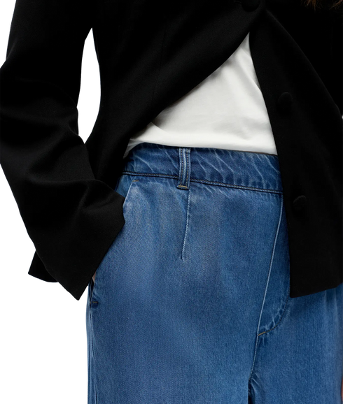 Frame Lisa Wide Mw Pant - Blue