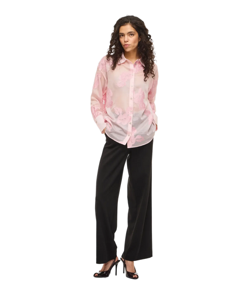 Beka L/S Flower Shirt - Pink