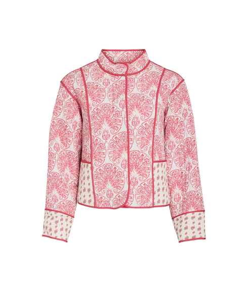 Delphine L/S O-Neck Jacket - Grey