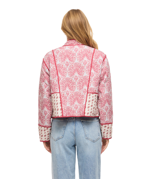 Delphine L/S O-Neck Jacket - Grey