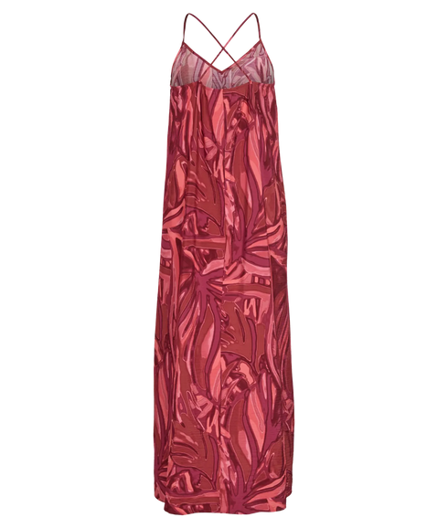 Ryn Zoa V-Neck Singlet Maxi Dress - Pink