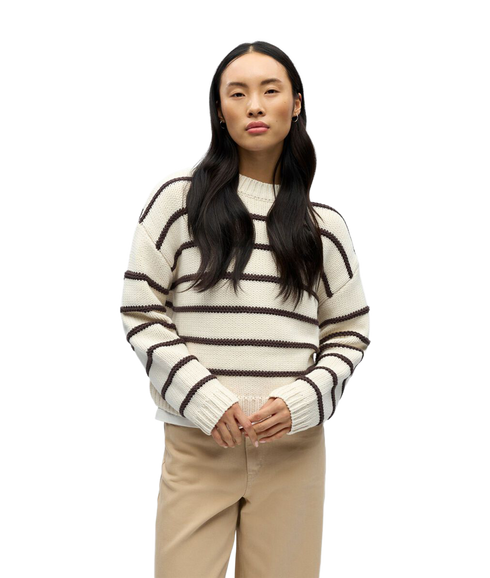 Oda L/S Lo Knit Pullover 143 - Grey