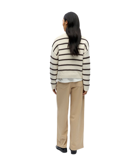 Oda L/S Lo Knit Pullover 143 - Grey