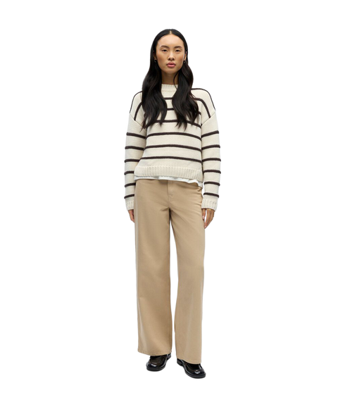 Oda L/S Lo Knit Pullover 143 - Grey