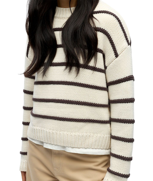 Oda L/S Lo Knit Pullover 143 - Grey