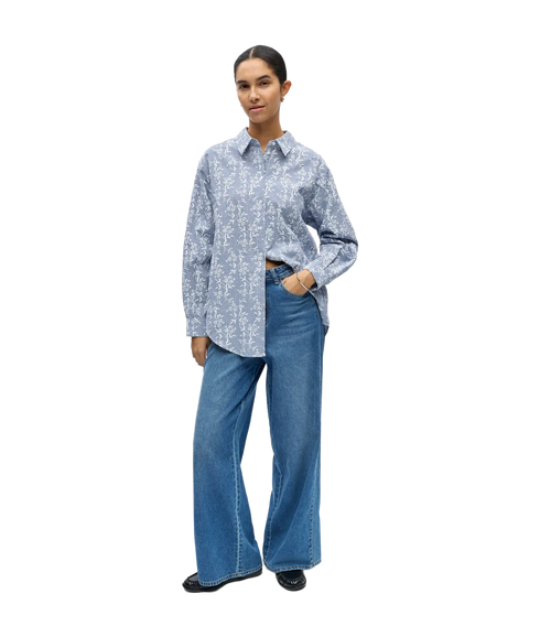 Ciara L/S Lo Shirt 143 - Blue