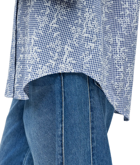 Ciara L/S Lo Shirt 143 - Blue