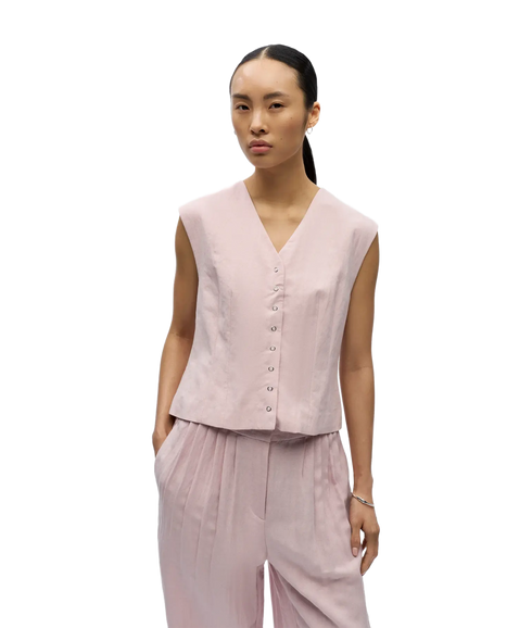 Molly S/L Re Waistcoat - Purple