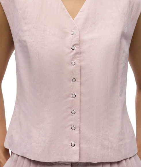 Molly S/L Re Waistcoat - Purple