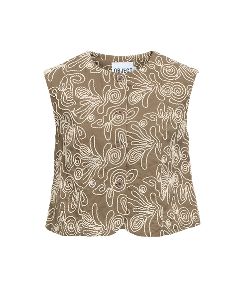 Kerry S/L Re Vest 144 - Brown