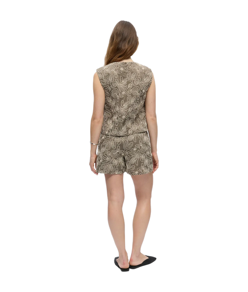 Kerry S/L Re Vest 144 - Brown
