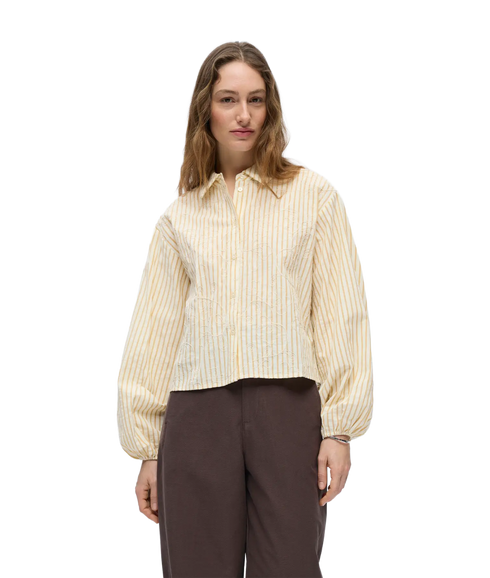 Adriana L/S Re Shirt 144 - Grey