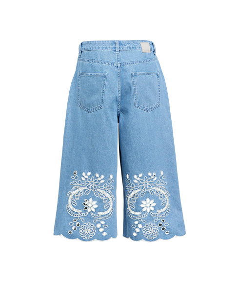 Idda Bermuda Denim Shorts 144 - Blue