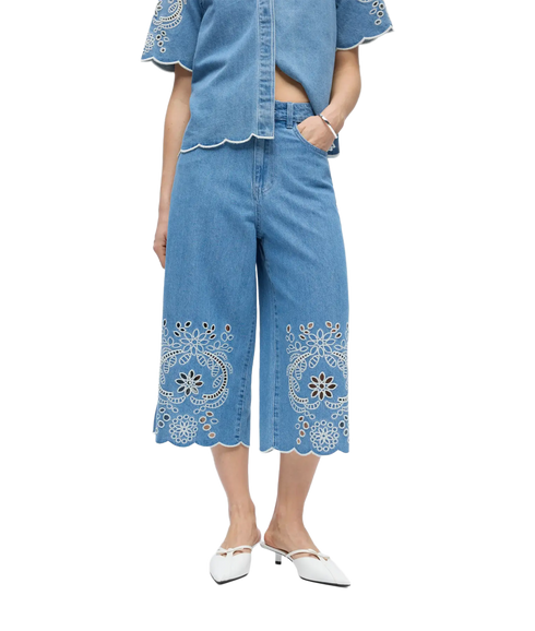 Idda Bermuda Denim Shorts 144 - Blue