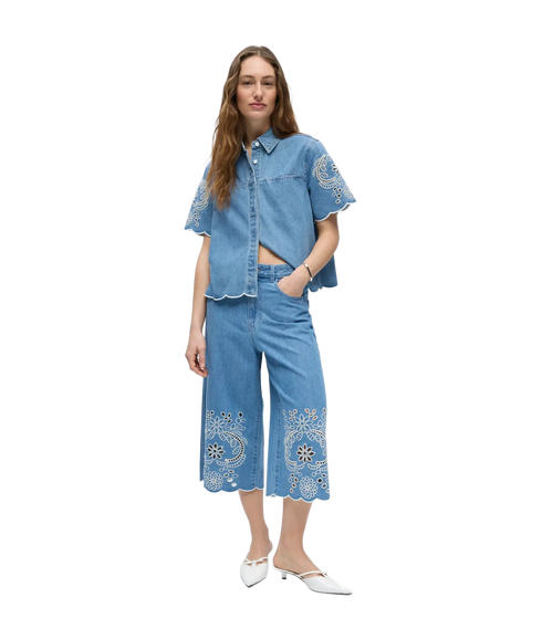 Idda Bermuda Denim Shorts 144 - Blue