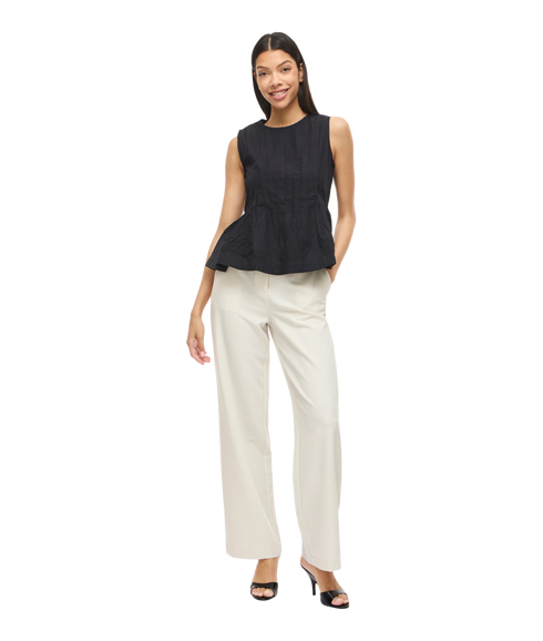 Jimba O-Neck S/L Top-Black